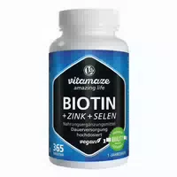 Vitamaze Biotin 10 Mg Hochdosiert Zink Selen