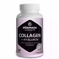 Collagen 300 mg Hyaluron 100 mg Hochdosiert Kapseln 60 Stück