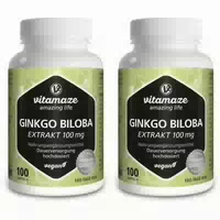 Vitamaze Ginkgo Biloba 100mg Extrakt 50:1 Hochdosiert