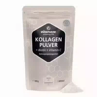 Vitamaze Kollagen Pulver Biotin Vitamin C 480 g Pulver