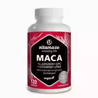 Maca 10:1 Hochdosiert L Arginin Opc Vitamine Zink Vegan Kapseln