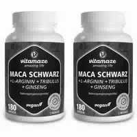 Vitamaze Maca Schwarz l Arginin Tribulus Ginseng Komplex K