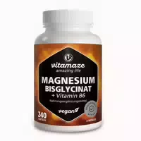 Vitamaze Magnesium Bisglycinat Vitamin B6 240 st Kapseln