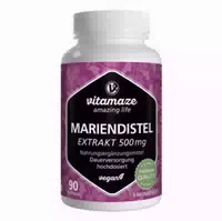 Vitamaze Mariendistel 500 Mg Extrakt Hochdosiert 90 St Kapseln