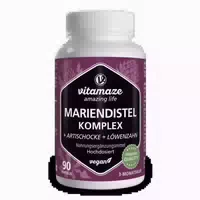 Mariendistel Artischocke Löwenzahn Komplex Hochdosiert Mit 80% Silymarin, 120 Kapseln Backlaxx