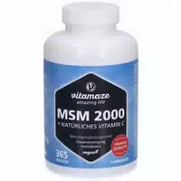 Msm 2000 Vitamin C Acerola Extrakt Tabletten 365 St