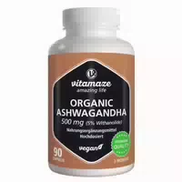 Vitamaze Organic Ashwagandha 500mg 90 St Kapseln