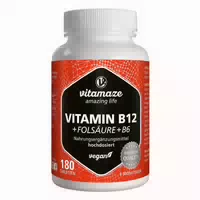 Vispura Vitamin B12 1 000 μg Hochdos B9 B6 Vegan
