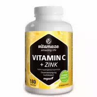 Vitamaze Vitamin C1000 Mg Hochdosiert Zink Vegan