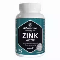 Zink Aktiv 25 Mg Hochdosiert Vegan Tabletten