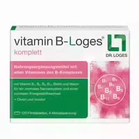 Vitamin B Loges Komplett: Vitamin B Komplex mit Vitaminoiden
