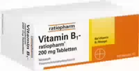 Vitamin B1 Ratiopharm 200 mg 100 st Tabletten