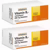 Vitamin B1 Ratiopharm 200 mg 100 st Tabletten