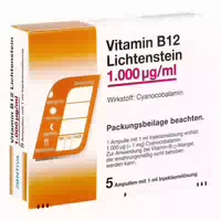 Vitamin B12 1000 My g Lichtenstein Ampullen