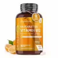Vitamin B12 400 Kautabletten 1000 Μg Methylcobalamin 100% Natürlich & Vegan Vitamin B12 Präparate Weightworld