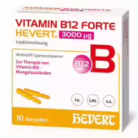 Vitamin B12 Forte Hevert 3000 mg Iniecto Lösung Ampullen