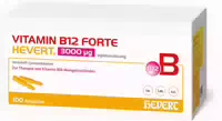 Vitamin B12 Forte Hevert 3000 Mikrogramm 100x2 ml Injektionslösung