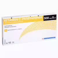 Vitamin C Panpharma 100 Mg Ml Injektions 10x5 Ml