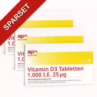 Vitamin D3 Tabletten 1000 I E 25 Mcg von Apodiscounter