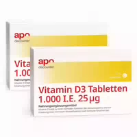 Vitamin D3 Tabletten 1000 I E von Apodiscounter