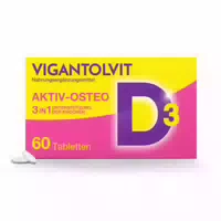 Vitamin D3 1000 I E Vigantolvit Osteo Mit K2, Kalzium Für Knochen