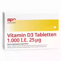 Vitamin D3 Tabletten 1000 I E 25 Mcg von Apodiscounter