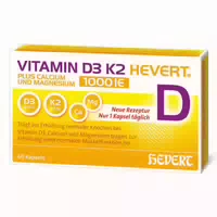 Vitamin D3 K2 Hevert Calcium Und Magnesium 1000 Ie Kapseln