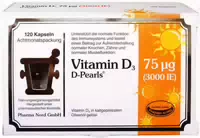 Vitamin D3 Pharma Nord D Pearls 38 Μg Ka 120 st