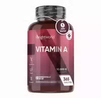 Vitamin A Tabletten 365 Tabletten À 10 000 Ie 1 Jahresvorrat Vegan Friendly Weightworld
