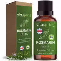 Vitaspring Ätherisches Bio Rosmarinöl für Haare & Kopfhaut