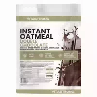 Vitastrong Instant Haferflocken Schokoladengeschmack 1 Kg, Proteinreiche Energie