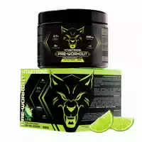 Vitastrong Pre Workout Pfirsich, 300 G, Energie & Fokus in 15 Minuten