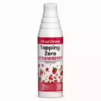 Vitastrong Topping Zero Wilde Erdbeere ohne Zucker, Intensiver Geschmack