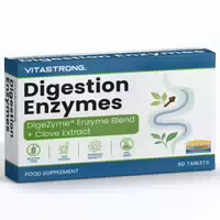 Vitastrong Verdauun Gsenzyme 60 Kapseln, Umfassende Verdauungsunterstützung