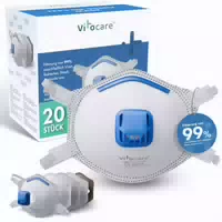 Vitocare Ffp3 Maske mit Ventil | Atemschutzmaske Ce