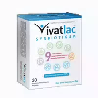 Vivatlac Synbiotikum 10 st Kapseln Magensaftresistent