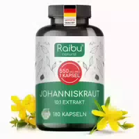 Johanniskraut Kapseln, 550 Mg Pro Kapsel, Hochdosiert Raibu 180 St