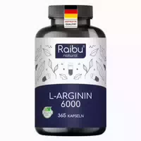 L Arginin Kapseln Hochdosiert Raibu 365 St
