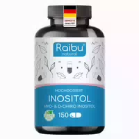 Myo Inositol & D Chiro Inositol Kapseln Hochdosiert Raibu 150 St