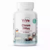 Vive Supplements | Chrom 200µg Schluckfreundlich