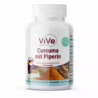 Vive Supplements | Curcuma mit Piperin 500mg