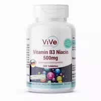 Vive Supplements | Vitamin B3 Niacin 500mg