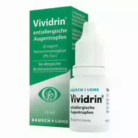 Vividrin Antiallergische Augentropfen, für Schwangere Geeignet