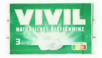 Vivil Natürliches Pfefferminz ohne Zucker