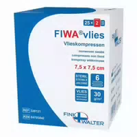 Vlieskompressen 7,5x7,5 cm Steril 6fach