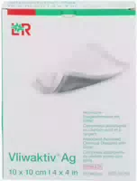 Vliwaktiv Ag Aktivkohle Saugkomp m Silber 10 X 10 cm 10 Stück