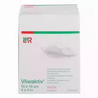 Vliwaktiv Aktivkohle Saugkomp 10x10 Cm Steril