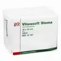 Vliwasoft Stoma Kompressen 10x10 Cm 4fach 100 St Kompressen