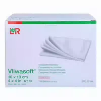 Vliwasoft Vlieskompressen 10x10 cm Steril 4l