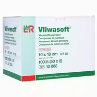 Vliwasoft Vlieskompressen Steril 10x10 C 50x2 st